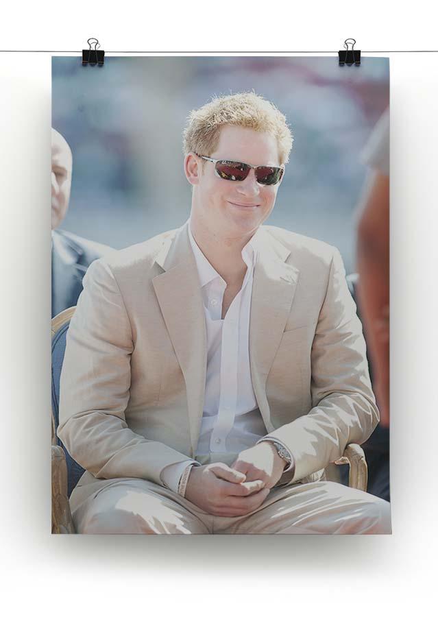 Prince Harry during the Diamond Jubilee tour in the Bahamas Canvas Print or Poster - Canvas Art Rocks - 2
