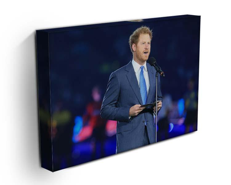 Prince Harry opening the Rugby World Cup 2015 Canvas Print or Poster - Canvas Art Rocks - 3