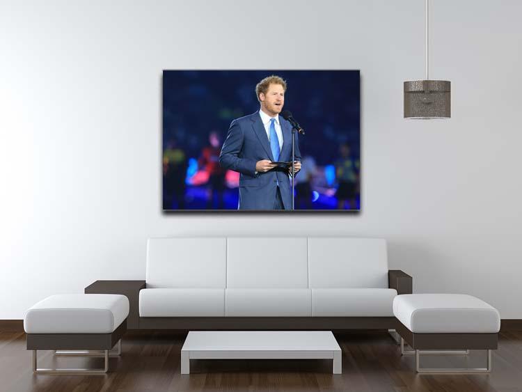 Prince Harry opening the Rugby World Cup 2015 Canvas Print or Poster - Canvas Art Rocks - 4