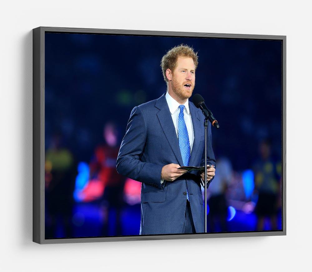 Prince Harry opening the Rugby World Cup 2015 HD Metal Print