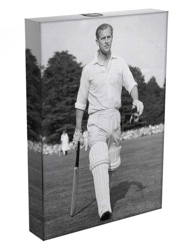 Prince Philip as cricket captain in a charity match Canvas Print or Poster - Canvas Art Rocks - 3