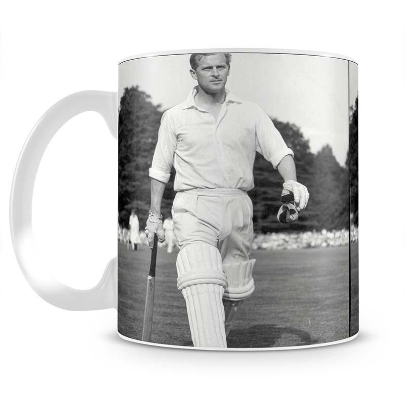 Prince Philip as cricket captain in a charity match Mug - Canvas Art Rocks - 2