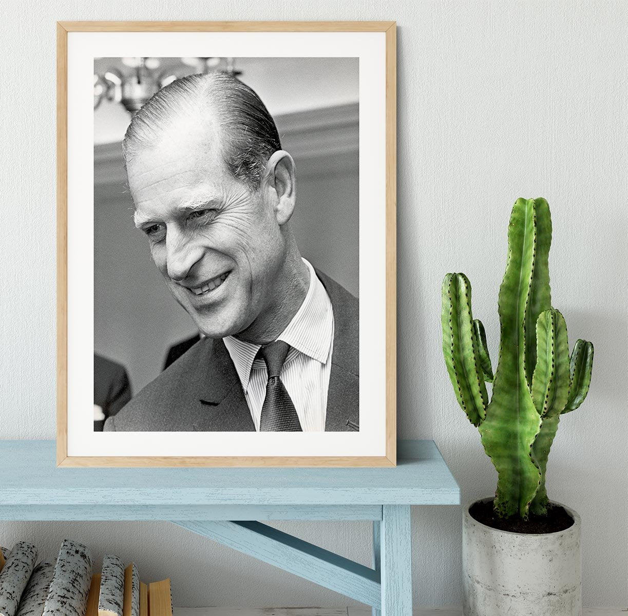 Prince Philip at Imperial House London Framed Print - Canvas Art Rocks - 3