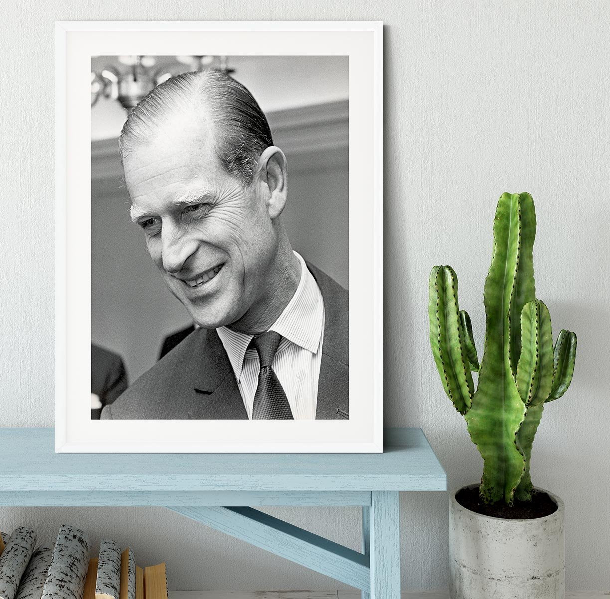 Prince Philip at Imperial House London Framed Print - Canvas Art Rocks - 5
