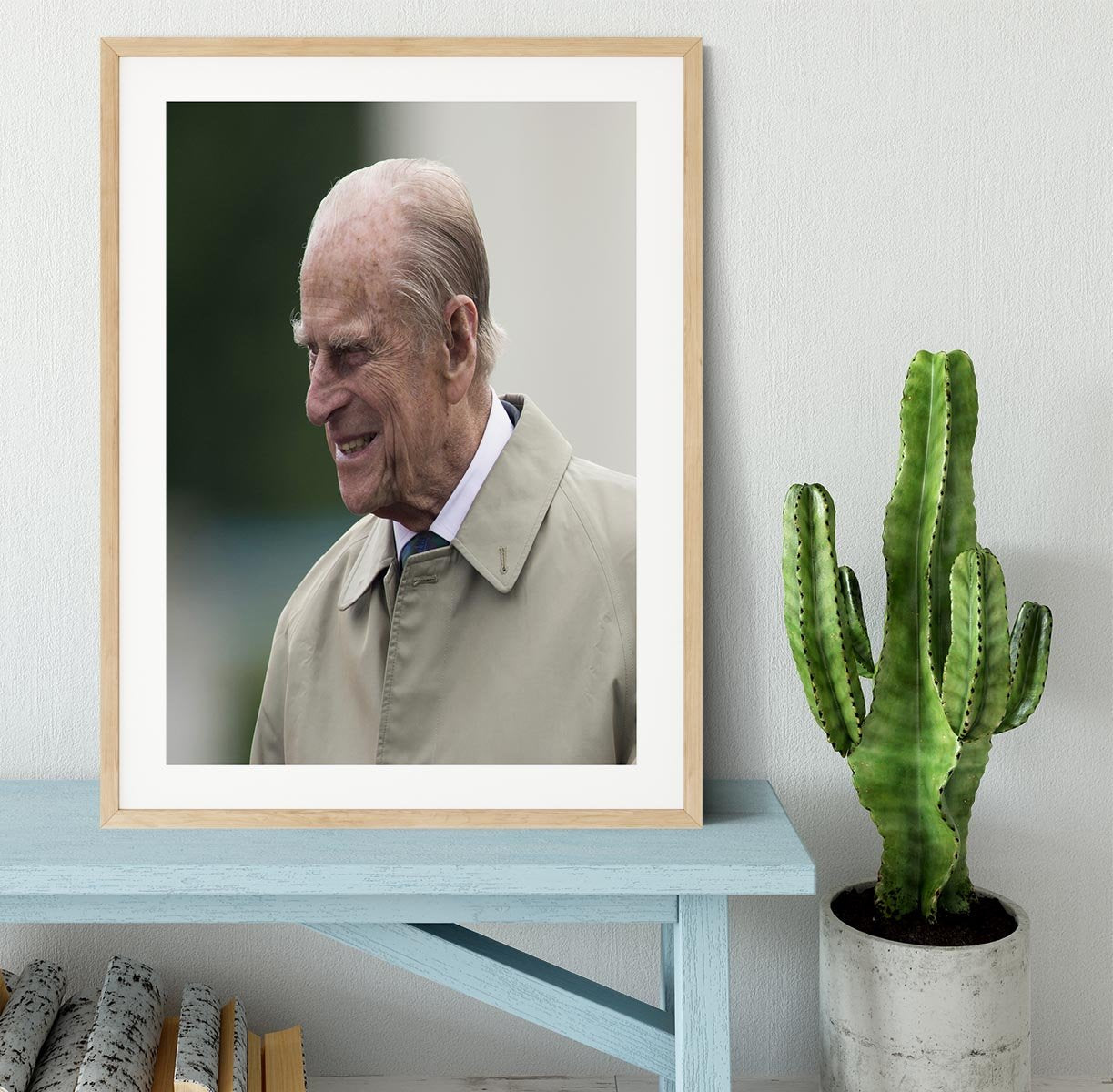 Prince Philip at the 90th birthday of Queen Elizabeth II Framed Print - Canvas Art Rocks - 3