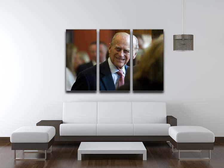 Prince Philip at the Journalists Charity at Stationers Hall 3 Split Panel Canvas Print - Canvas Art Rocks - 3