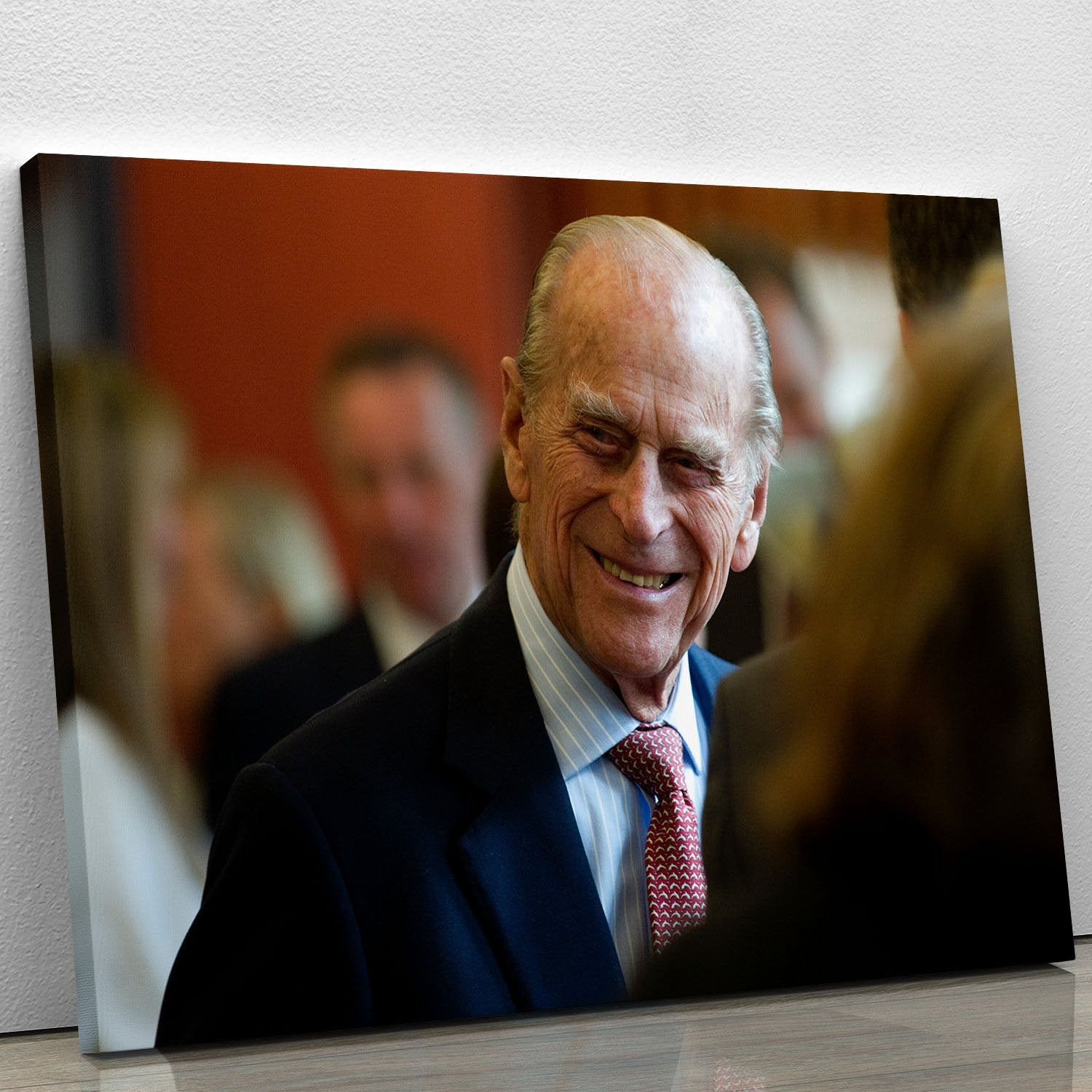 Prince Philip at the Journalists Charity at Stationers Hall Canvas Print or Poster