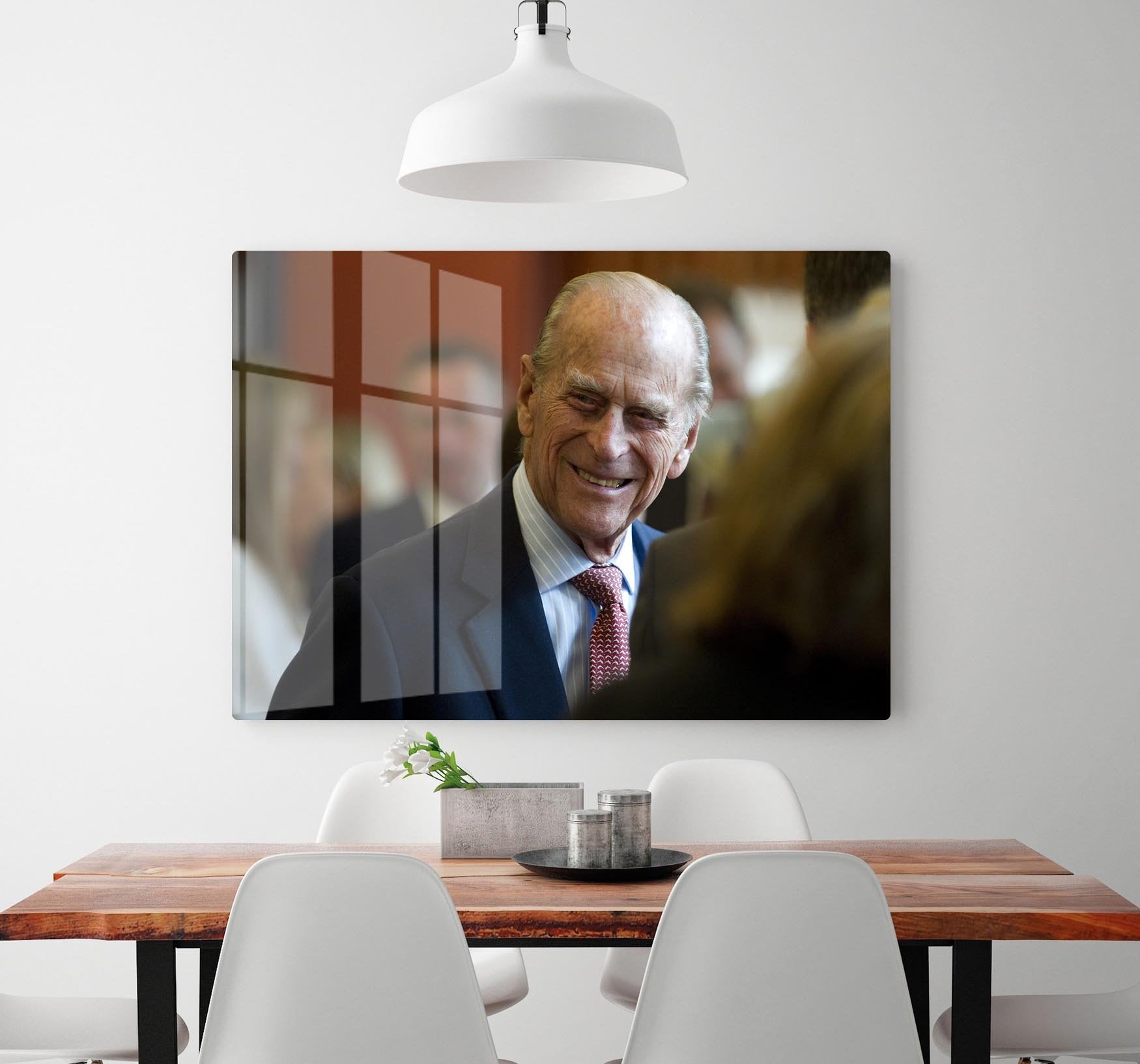 Prince Philip at the Journalists Charity at Stationers Hall HD Metal Print