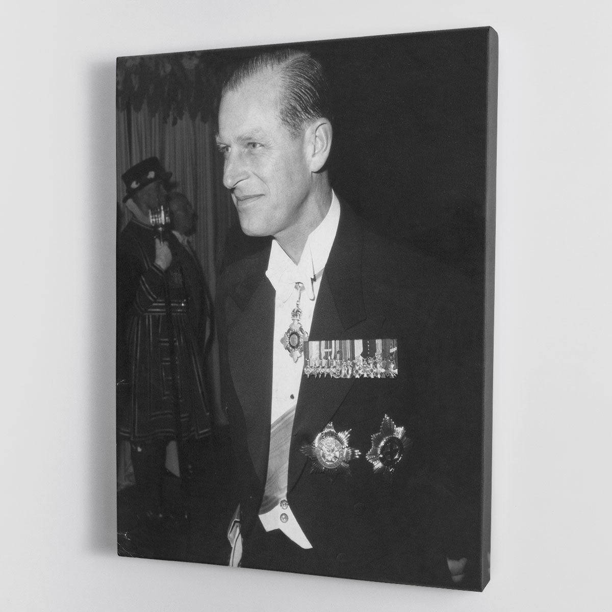 Prince Philip attending the opera at Covent Garden Canvas Print or Poster