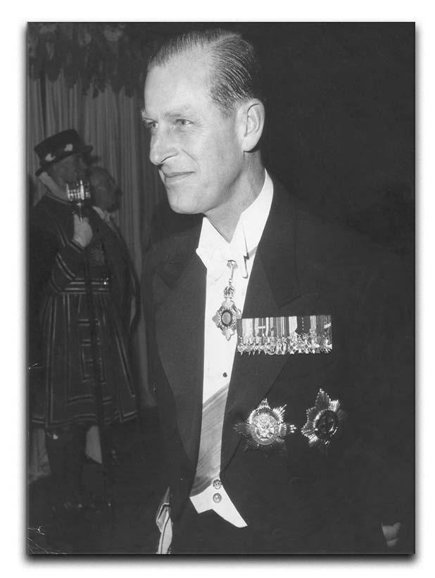 Prince Philip attending the opera at Covent Garden Canvas Print or Poster  - Canvas Art Rocks - 1