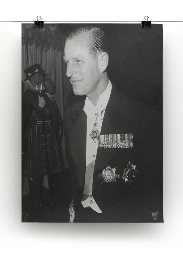 Prince Philip attending the opera at Covent Garden Canvas Print or Poster - Canvas Art Rocks - 2
