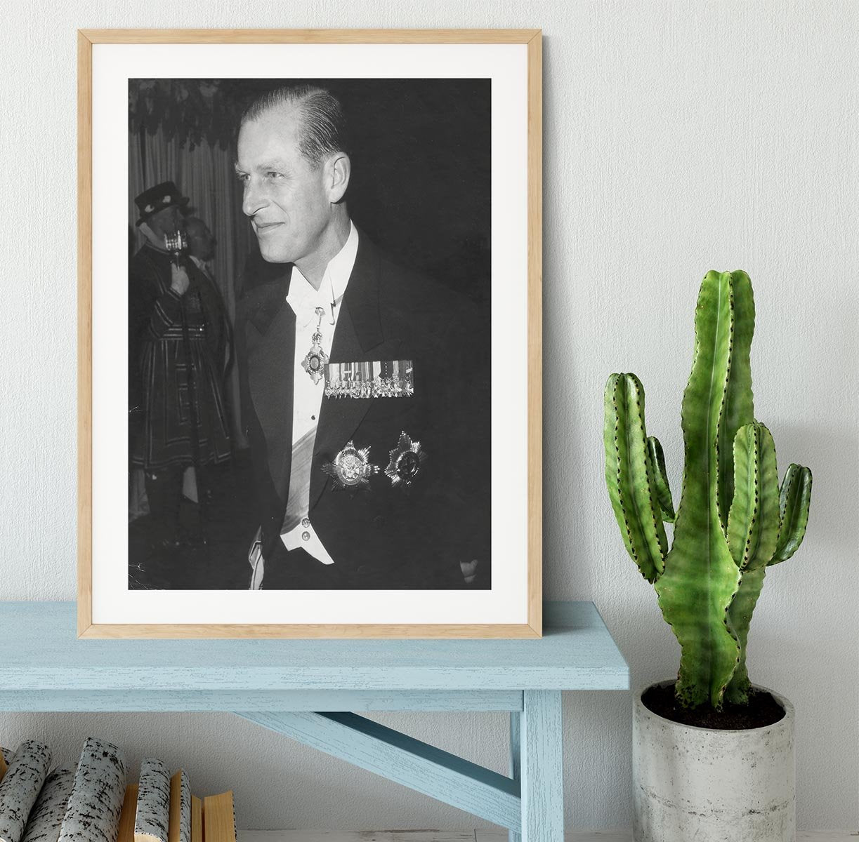 Prince Philip attending the opera at Covent Garden Framed Print - Canvas Art Rocks - 3