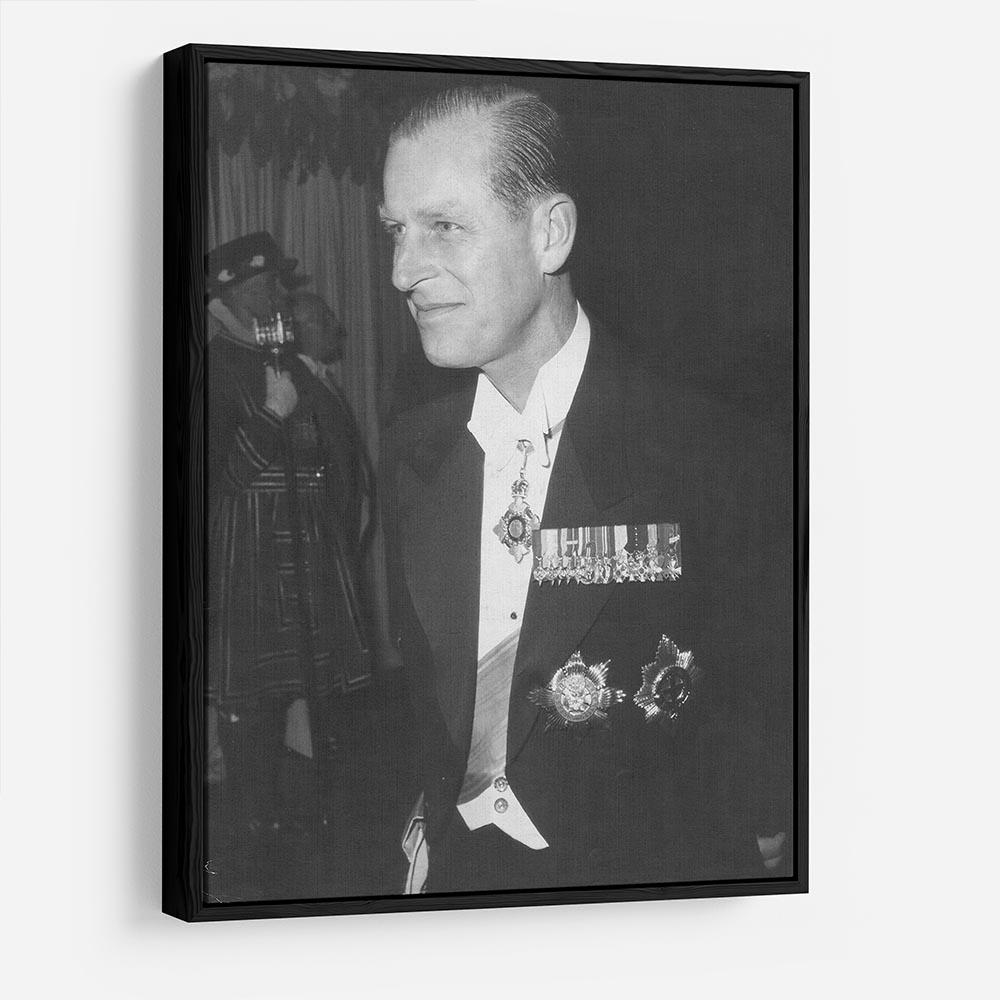 Prince Philip attending the opera at Covent Garden HD Metal Print