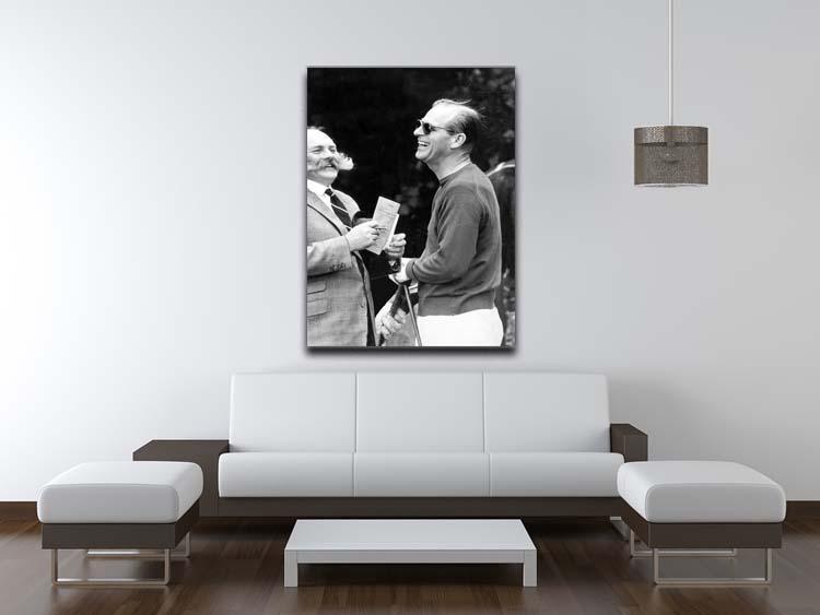 Prince Philip chatting with the comedian Jimmy Edwards Canvas Print or Poster - Canvas Art Rocks - 4