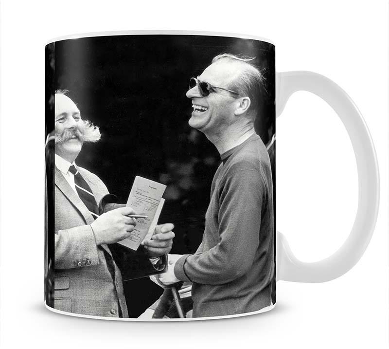 Prince Philip chatting with the comedian Jimmy Edwards Mug - Canvas Art Rocks - 1