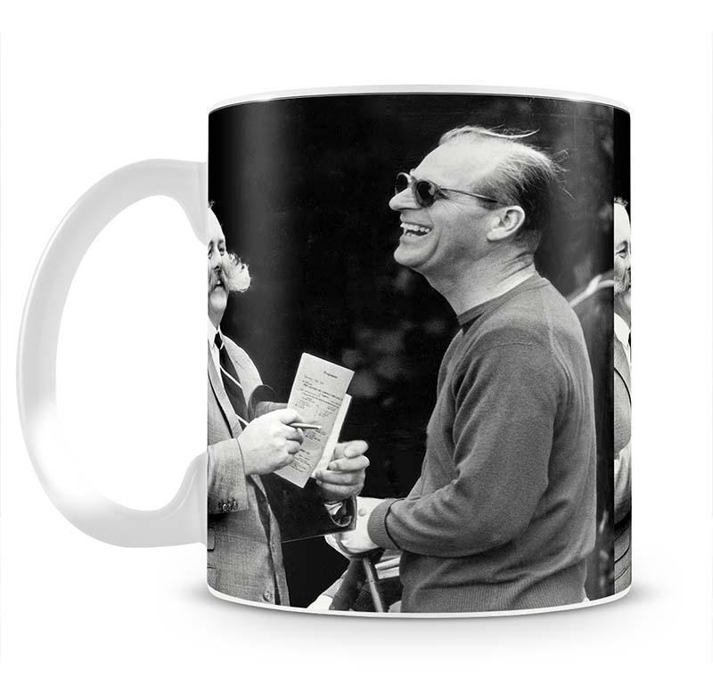 Prince Philip chatting with the comedian Jimmy Edwards Mug - Canvas Art Rocks - 2