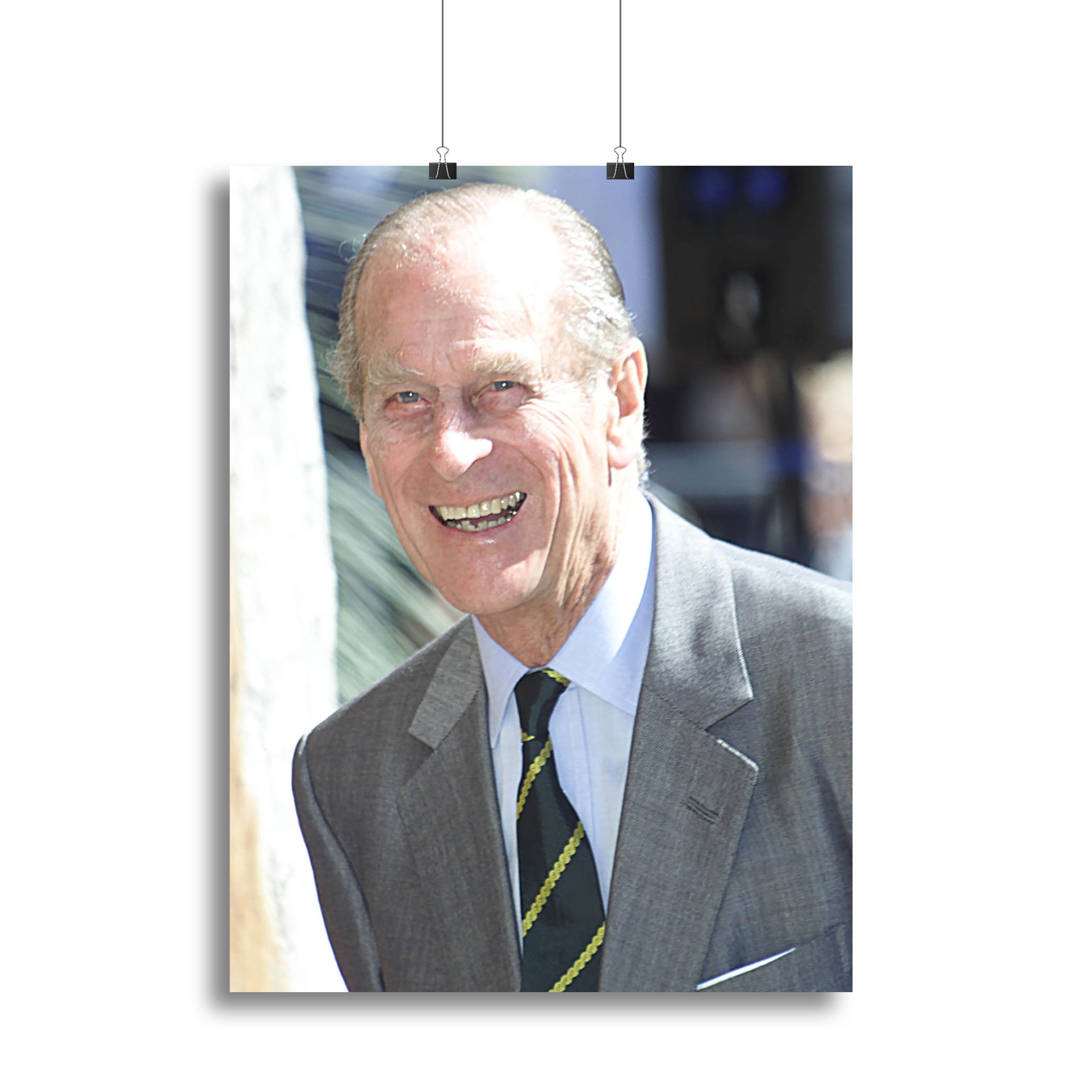 Prince Philip during a tour of Australia Canvas Print or Poster