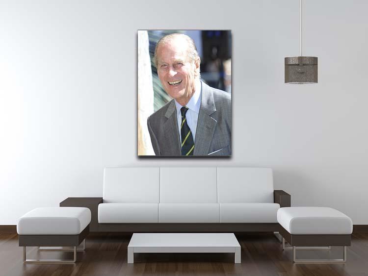 Prince Philip during a tour of Australia Canvas Print or Poster - Canvas Art Rocks - 4