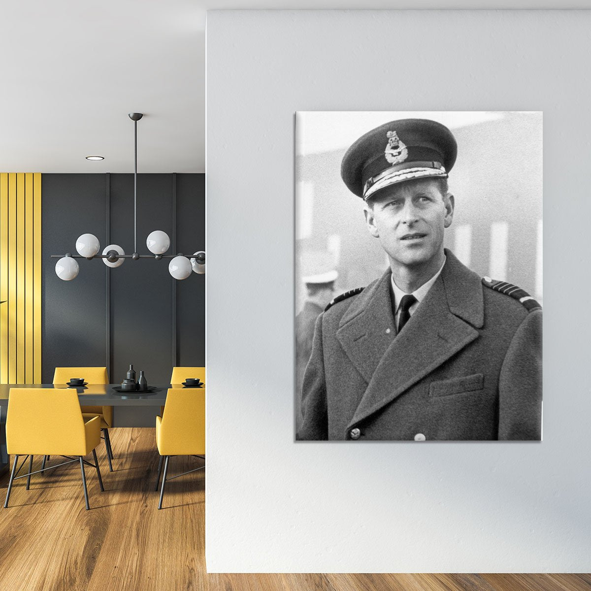Prince Philip in Grimsby Canvas Print or Poster