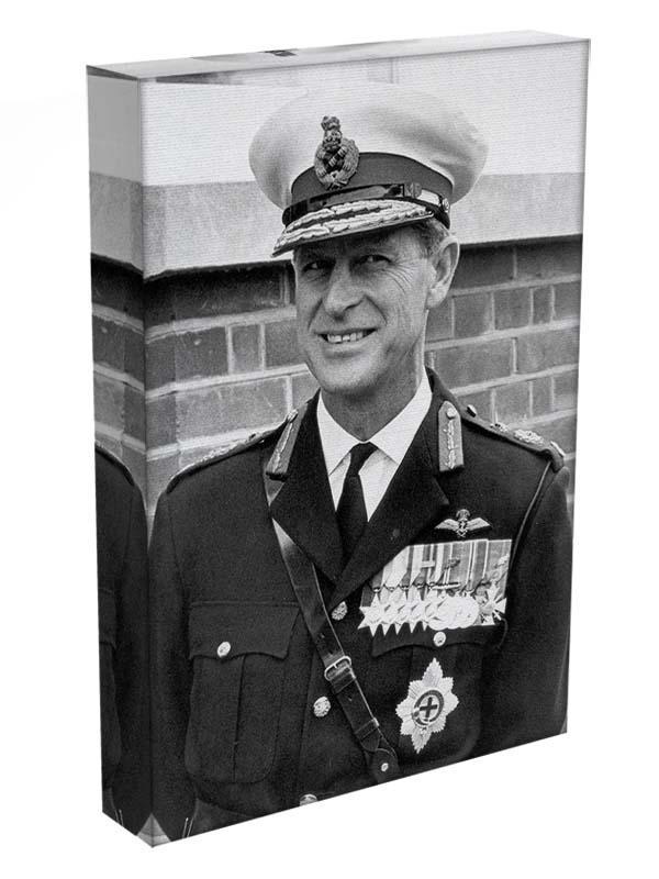 Prince Philip in Royal Marines uniform Canvas Print or Poster - Canvas Art Rocks - 3