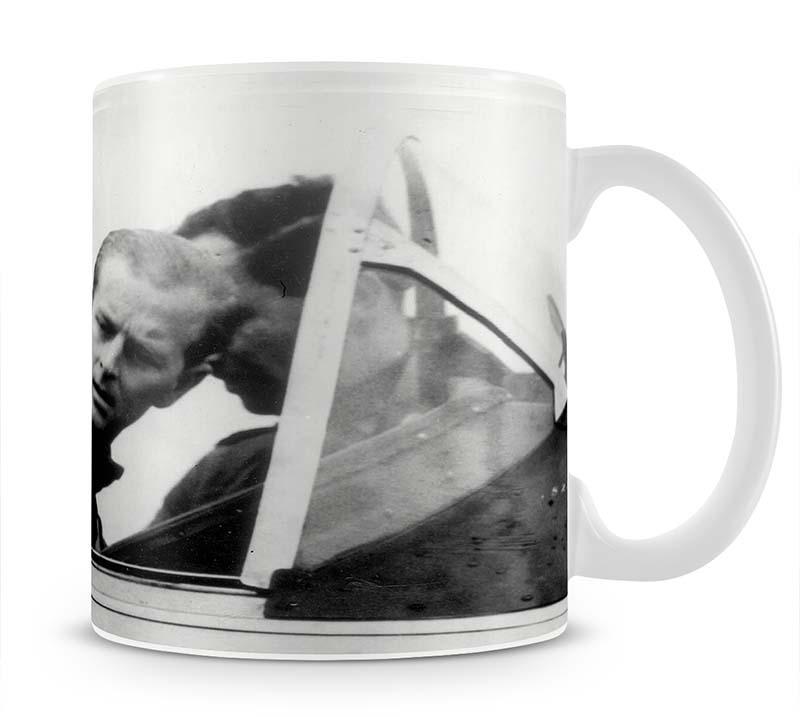 Prince Philip in the cockpit about to receive his RAF Wings Mug - Canvas Art Rocks - 1