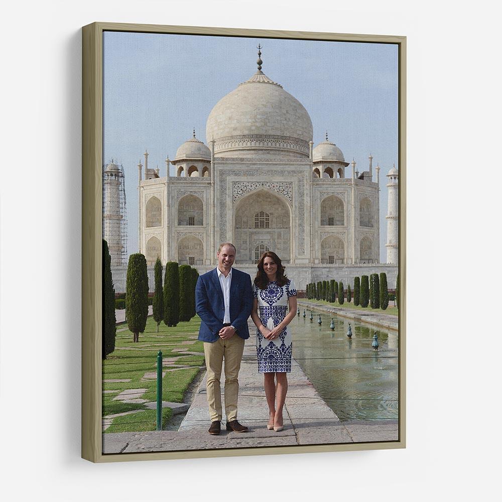 Prince William and Kate at the Taj Mahal India HD Metal Print