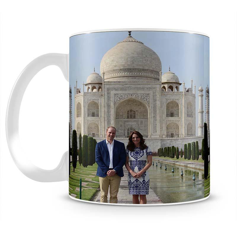 Prince William and Kate at the Taj Mahal India Mug - Canvas Art Rocks - 2