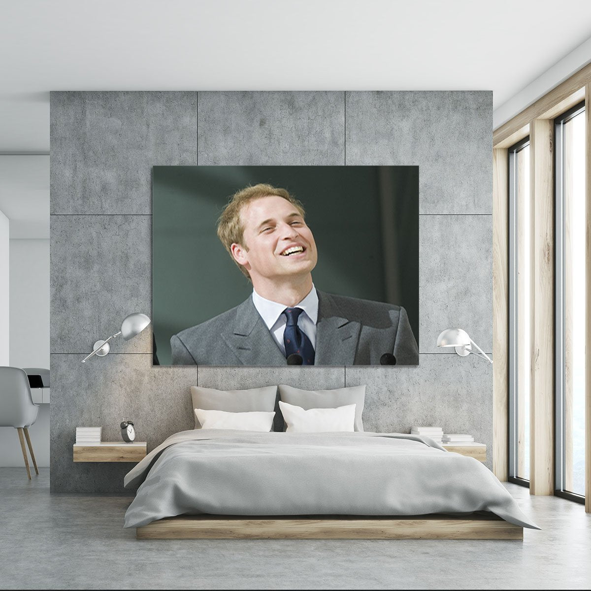 Prince William opening the Darwin Centre Museum Canvas Print or Poster