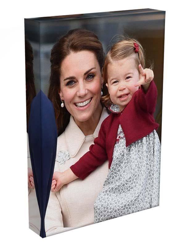 Princess Charlotte held by her mother Kate Canvas Print or Poster - Canvas Art Rocks - 3