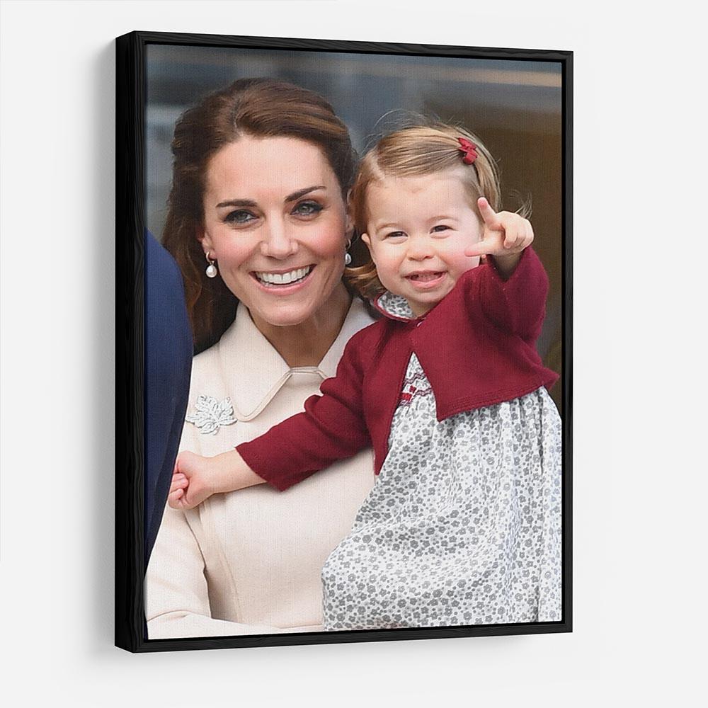 Princess Charlotte held by her mother Kate HD Metal Print