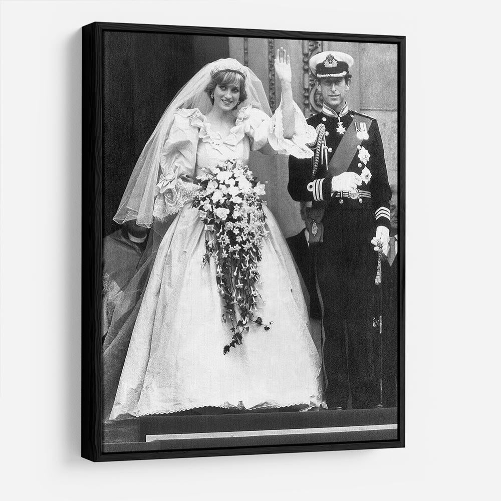 Princess Diana and Prince Charles at their wedding St Pauls HD Metal Print