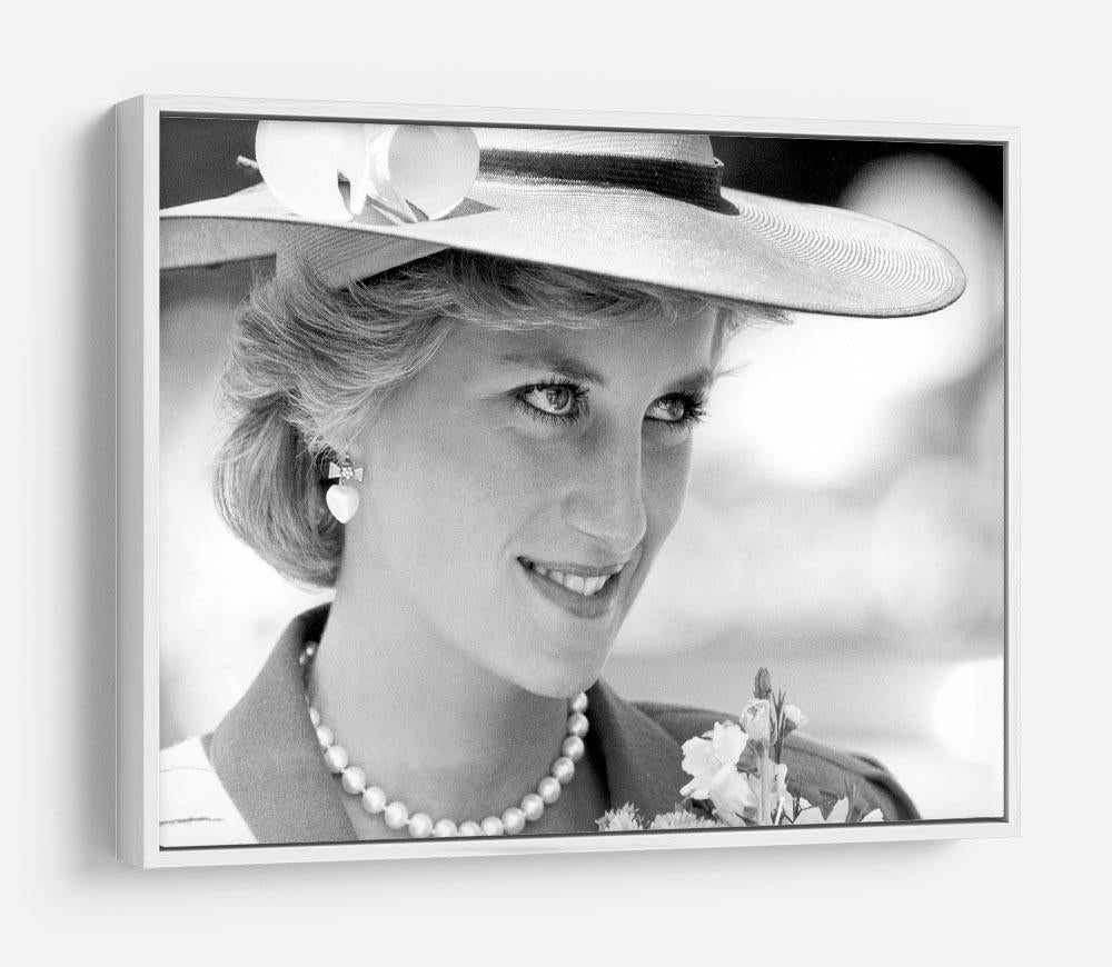 Princess Diana arrives at church in Melbourne Australia HD Metal Print