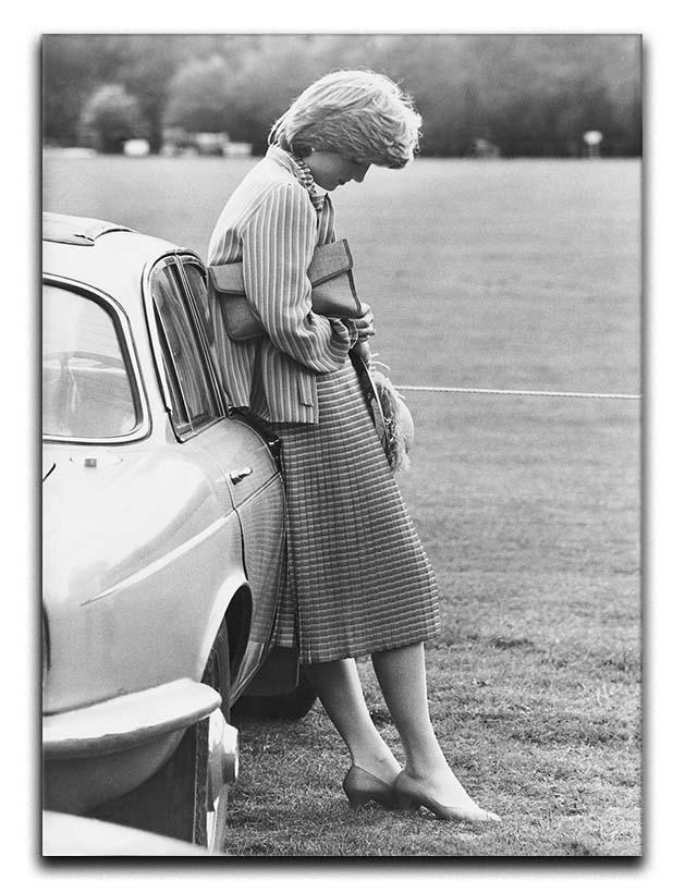 Princess Diana at a polo match Canvas Print or Poster  - Canvas Art Rocks - 1