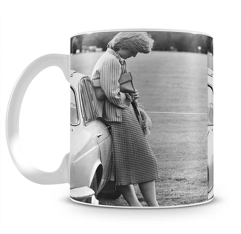 Princess Diana at a polo match Mug - Canvas Art Rocks - 2