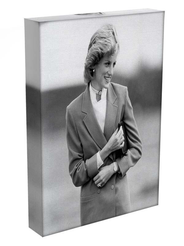 Princess Diana in Bedfordshire visiting disabled children Canvas Print or Poster - Canvas Art Rocks - 3