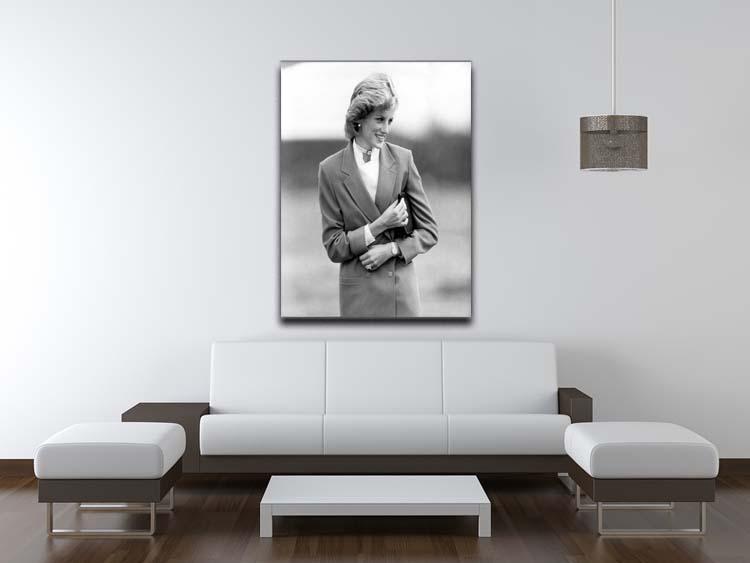 Princess Diana in Bedfordshire visiting disabled children Canvas Print or Poster - Canvas Art Rocks - 4