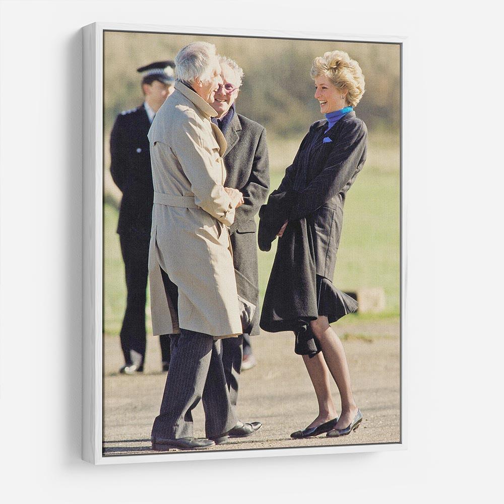 Princess Diana laughing HD Metal Print