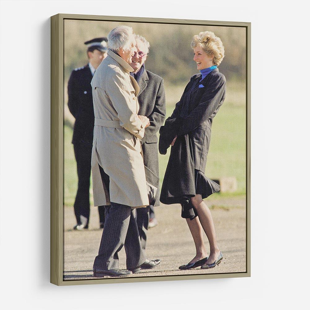 Princess Diana laughing HD Metal Print