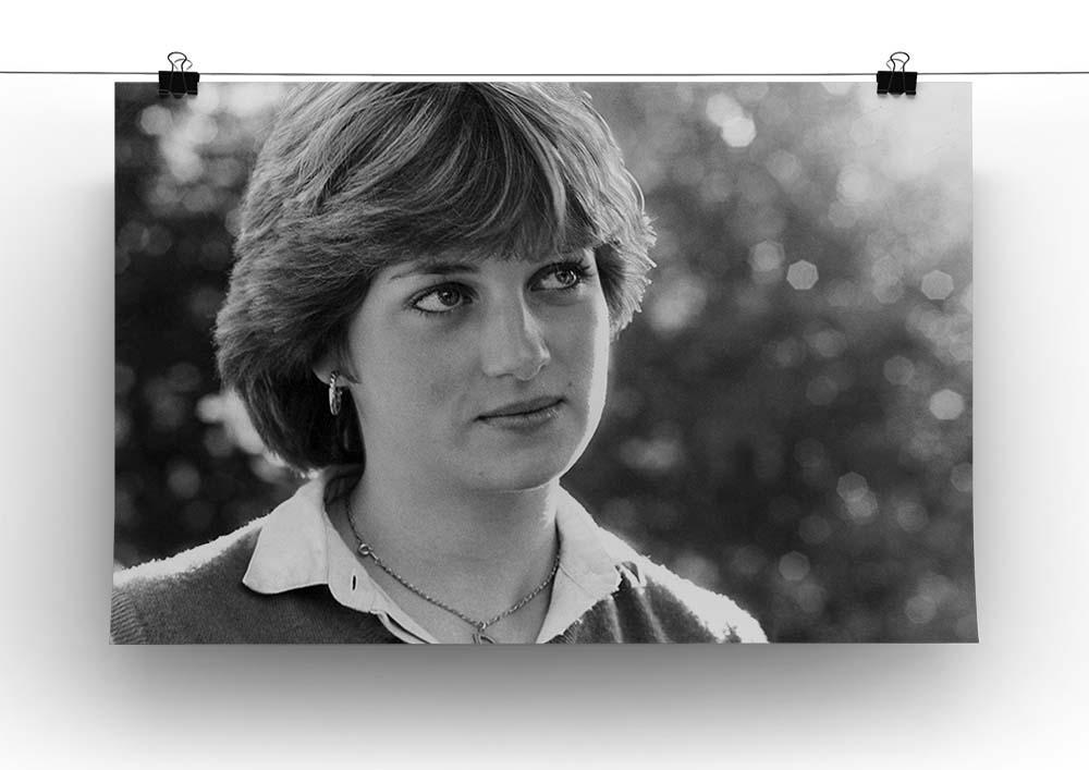 Princess Diana meeting the press for the first time Canvas Print or Poster - Canvas Art Rocks - 2