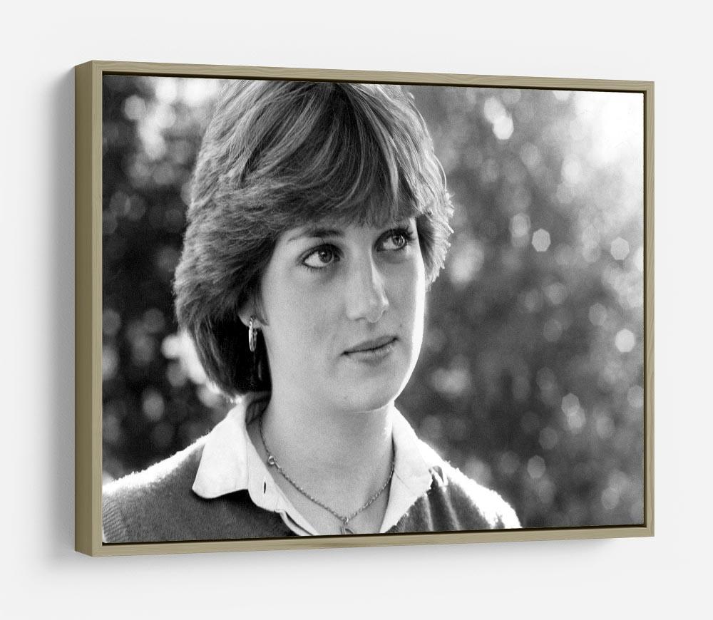 Princess Diana meeting the press for the first time HD Metal Print