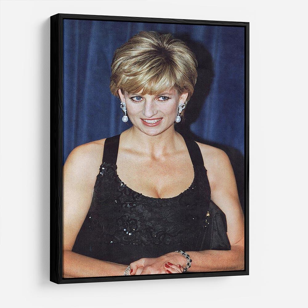 Princess Diana receiving the Humanitarian of the Year award HD Metal Print
