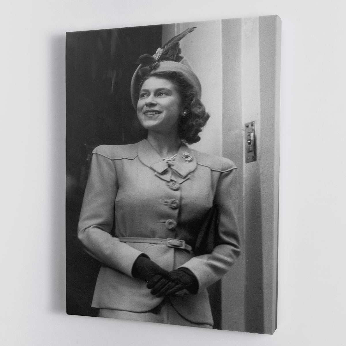 Princess Elizabeth Queen Elizabeth II in London Canvas Print or Poster
