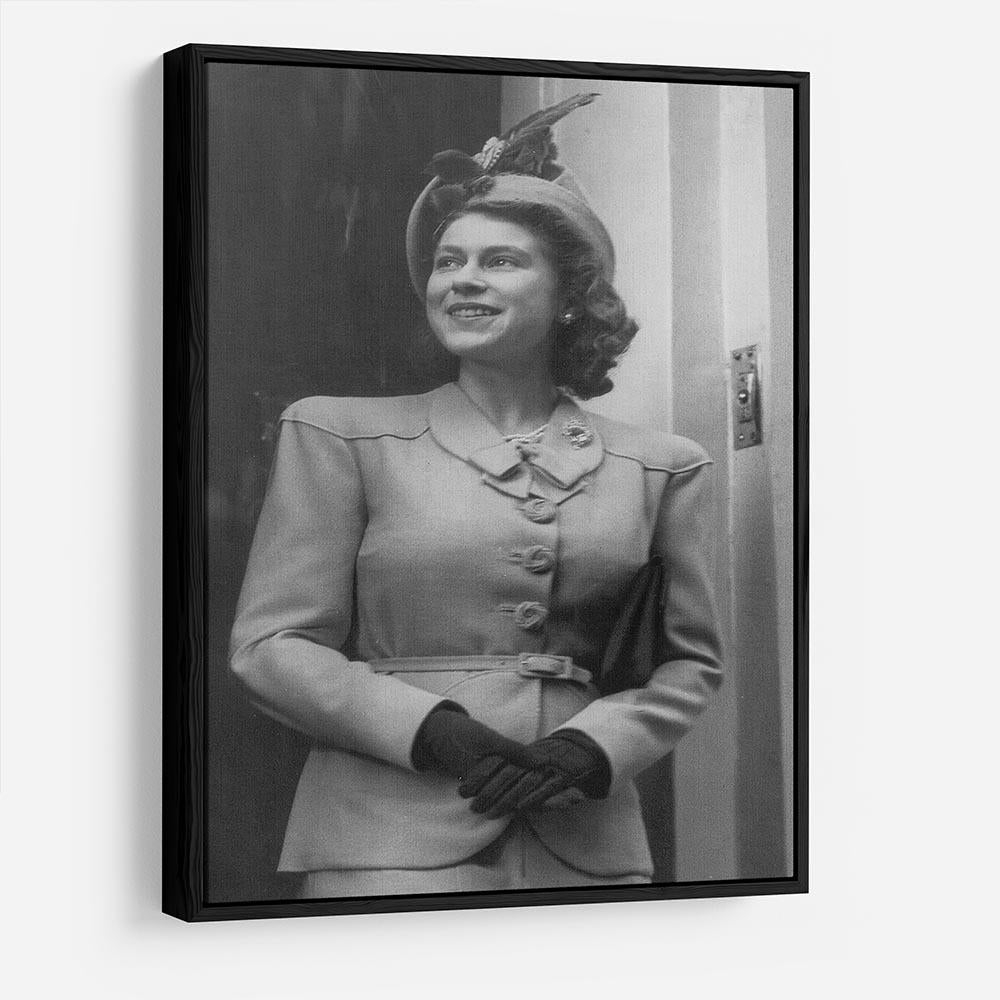 Princess Elizabeth Queen Elizabeth II in London HD Metal Print