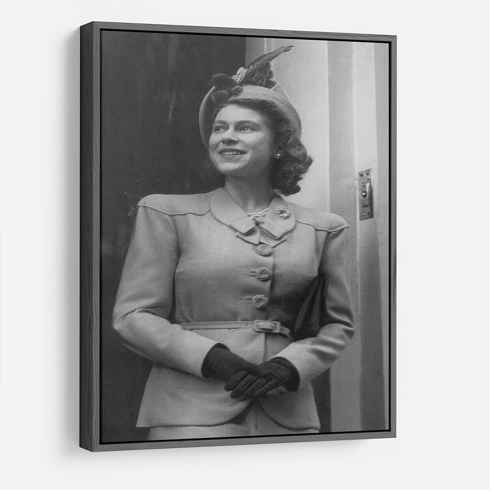 Princess Elizabeth Queen Elizabeth II in London HD Metal Print