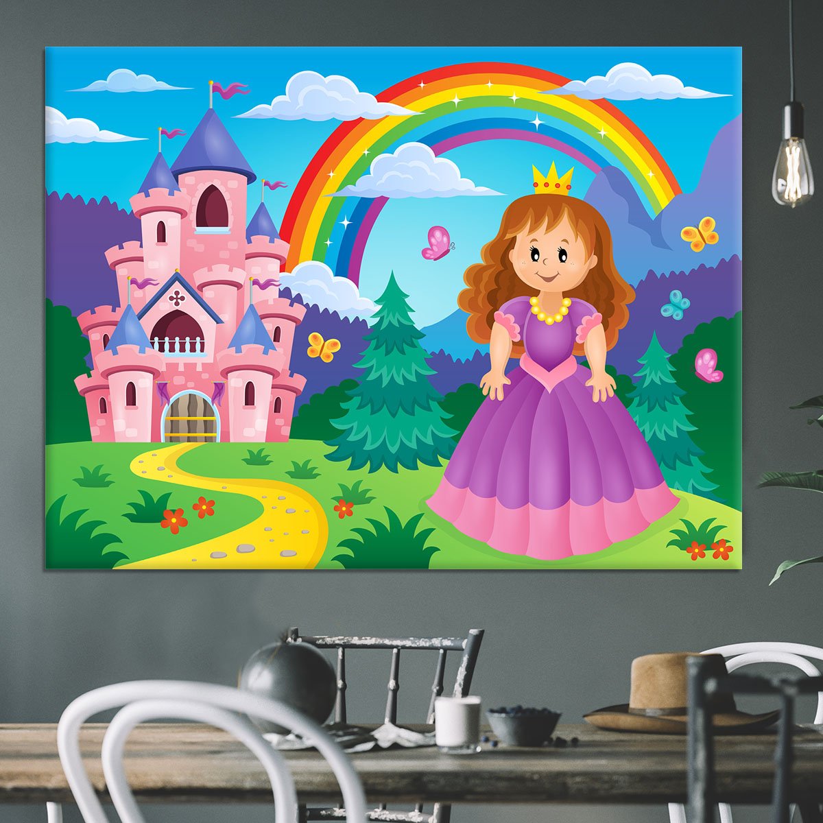 Princess theme image 2 Canvas Print or Poster