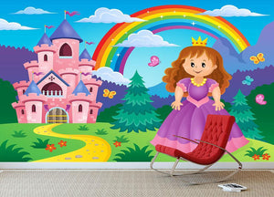 Princess theme image 2 Wall Mural Wallpaper - Canvas Art Rocks - 3