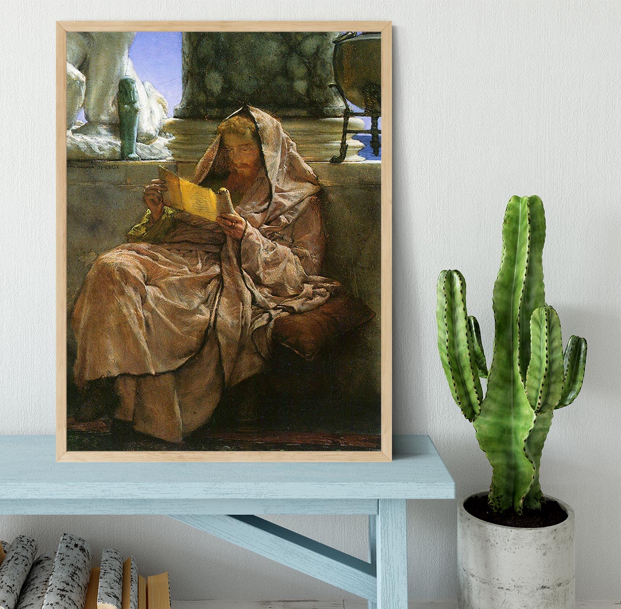 Prosa by Alma Tadema Framed Print - Canvas Art Rocks - 4