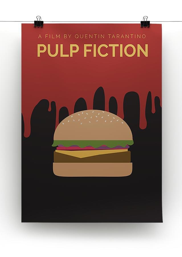 Pulp Fiction Burger Minimal Movie Canvas Print or Poster - Canvas Art Rocks - 2