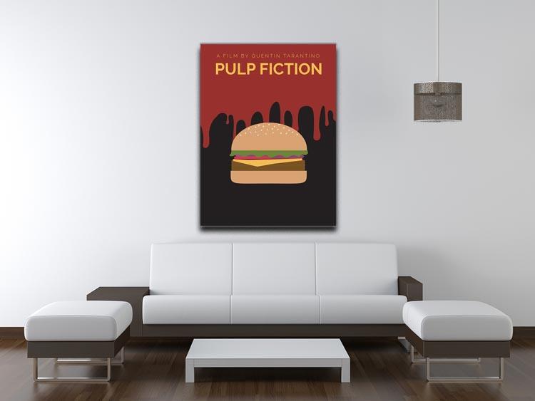 Pulp Fiction Burger Minimal Movie Canvas Print or Poster - Canvas Art Rocks - 4