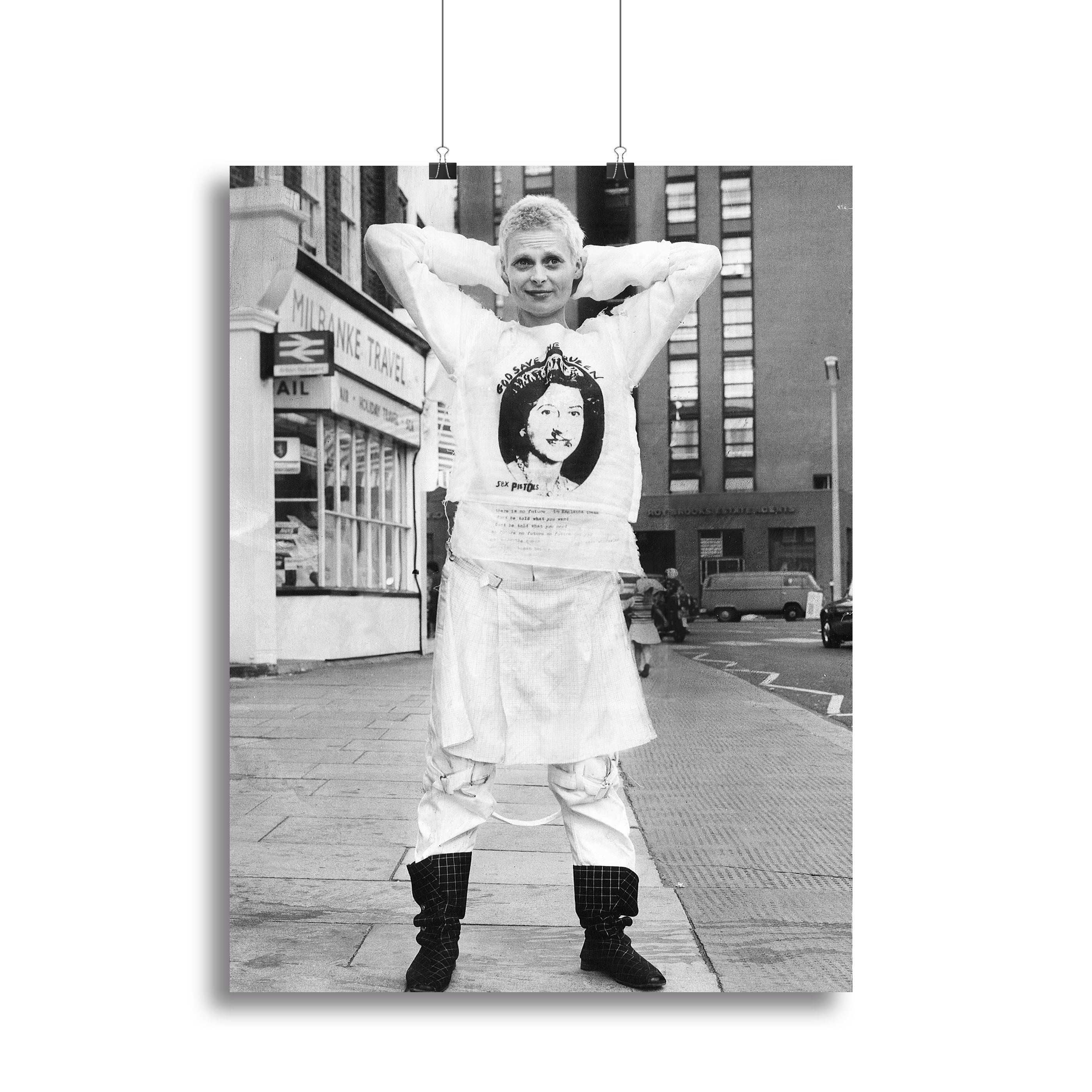 Punk Icon Vivienne Westwood Canvas Print or Poster